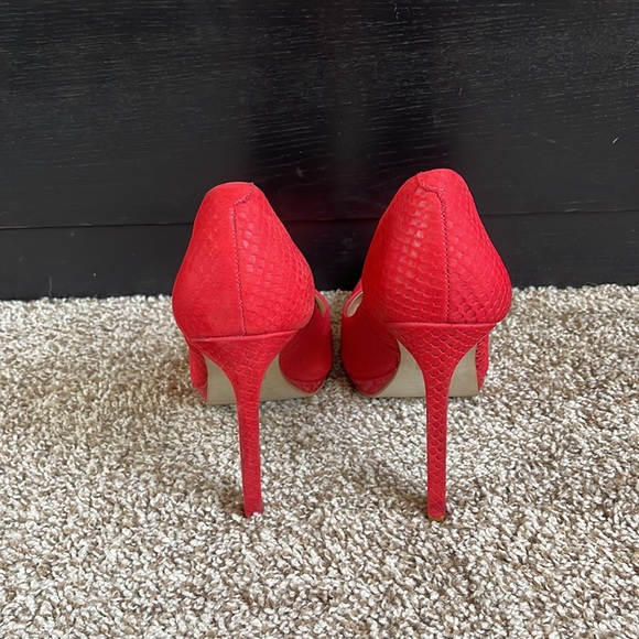 Red also stiletto heel - Picture 4 of 6